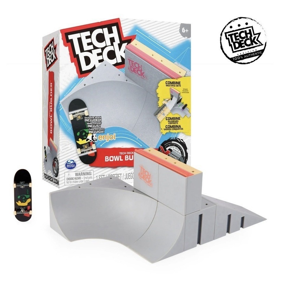 Tech Deck Bowl Builder X-Connect Fingerboard Skate Park Playset - Picture 2 of 4